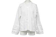 画像をギャラリービューアに読み込む, COMME DES GARCONS コムデギャルソン JACKET ジャケット レディース XS ホワイト ポリエステル RI-J027 美品 中古 4c071722
