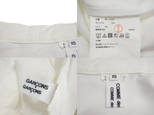 画像をギャラリービューアに読み込む, COMME DES GARCONS コムデギャルソン JACKET ジャケット レディース XS ホワイト ポリエステル RI-J027 美品 中古 4c071722