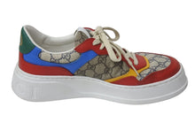 Load image into Gallery viewer, GUCCI グッチ Multi color Slip Low cut sneaker マルチカラー スリップ スニーカー サイズ7 726828 美品 中古 4c071732