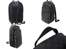 画像をギャラリービューアに読み込む, 極美品 LOUISVUITTON ルイヴィトン ミカエル バックパック リュック N58024 ダミエグラフィット ブラック 中古 4c071733