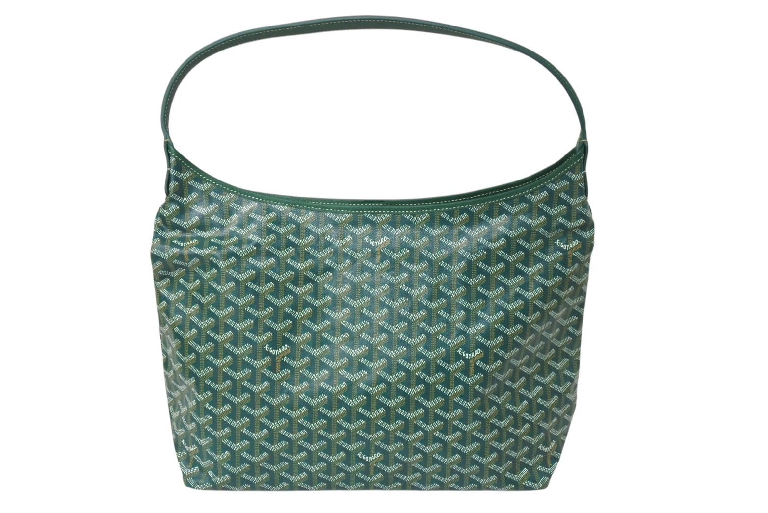 新品同様 GOYARD ゴヤール ボエム ホーボーバッグ グリーン BOHEMEPMLTY33CL33P コーティングキャンバス シルバー金具 中古  4c071737 – Casanova Vintage