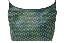 Load image into Gallery viewer, 新品同様 GOYARD ゴヤール ボエム ホーボーバッグ グリーン BOHEMEPMLTY33CL33P コーティングキャンバス シルバー金具 中古 4c071737