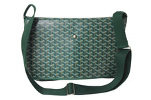 Load image into Gallery viewer, 新品同様 GOYARD ゴヤール カペシアンMM メッセンジャーショルダーバッグ PVC レザー グリーン 中古 4c071739