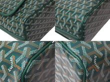 Load image into Gallery viewer, 新品同様 GOYARD ゴヤール カペシアンMM メッセンジャーショルダーバッグ PVC レザー グリーン 中古 4c071739