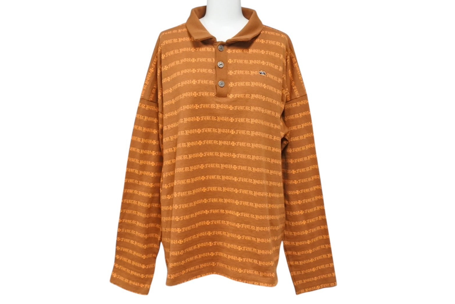 希少✨クロムハーツ × マッティボーイ コラボ ポロシャツ 総柄 クロス CHROME HEARTS クロムハーツ MATTY BOY マッティボーイ PPO Y NOT