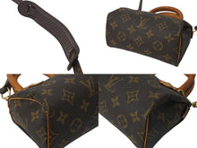 Load image into Gallery viewer, LOUIS VUITTON ルイヴィトン ミニスピーディ ハンドバッグ モノグラム M41534 PVC ブラウン ゴールド金具 良品 中古 4c071750