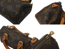 Load image into Gallery viewer, LOUIS VUITTON ルイヴィトン ミニスピーディ ハンドバッグ モノグラム M41534 PVC ブラウン ゴールド金具 良品 中古 4c071750