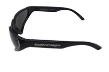 Load image into Gallery viewer, BALENCIAGA バレンシアガ Xpander キャットアイ サングラス BB0202S XLサイズ ブラック 美品 中古 4c071752