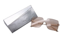 Load image into Gallery viewer, 極美品 Christian Dior クリスチャンディオール リムレス サングラス FWMVC サイズ145 ブラウン ゴールド プラスチック 中古 4c071756