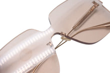 Load image into Gallery viewer, 極美品 Christian Dior クリスチャンディオール リムレス サングラス FWMVC サイズ145 ブラウン ゴールド プラスチック 中古 4c071756