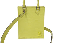 Load image into Gallery viewer, 極美品 LOUIS VUITTON ルイヴィトン プティット サックプラ 2WAYハンドバッグ M80169 エピ イエロー 中古 4c071759