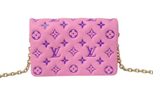 画像をギャラリービューアに読み込む, 新品同様品 LOUIS VUITTON ルイヴィトン ポシェットクッサン ピンクショルダーバッグ M80745 モノグラム 中古 4c071760