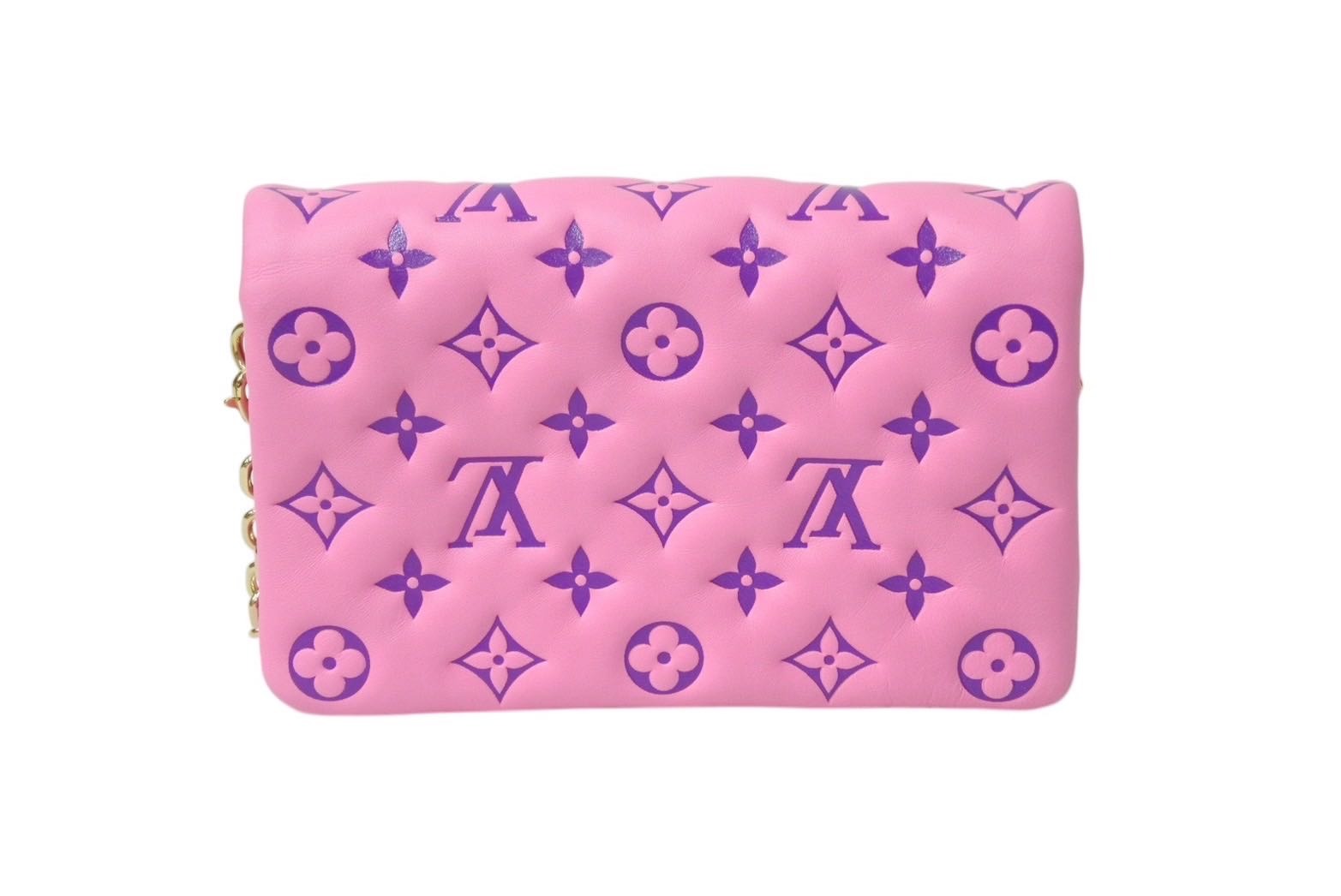 新品同様品 LOUIS VUITTON ルイヴィトン ポシェットクッサン ピンク