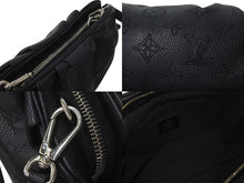 画像をギャラリービューアに読み込む, LOUIS VUITTON ルイヴィトン ショルダーバッグ マヒナ スカラ ミニ カーフ M80093 ブラック シルバー金具 美品 中古 4c071761