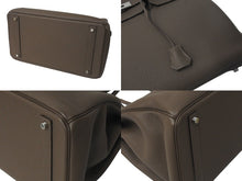 Load image into Gallery viewer, 新品同様品 HERMES エルメス バーキン40 トープ トゴ 40cm R刻印 シルバー金具 ハンドバッグ 中古 4c071764