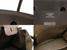 Load image into Gallery viewer, 新品同様品 HERMES エルメス バーキン40 トープ トゴ 40cm R刻印 シルバー金具 ハンドバッグ 中古 4c071764