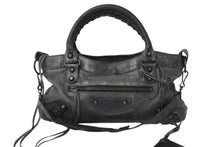 Load image into Gallery viewer, BALENCIAGA バレンシアガ ザ ファースト ハンドバッグ ショルダーバッグ 103208 2WAY レザー グレー 美品 中古 4c071782