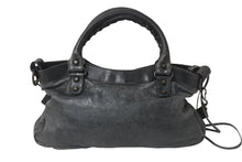 Load image into Gallery viewer, BALENCIAGA バレンシアガ ザ ファースト ハンドバッグ ショルダーバッグ 103208 2WAY レザー グレー 美品 中古 4c071782