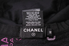 Load image into Gallery viewer, 極美品 CHANEL シャネル 22SS バケットハット ロゴデニム イタリア製 コットン ブラック マルチカラー サイズM 中古 4c071787