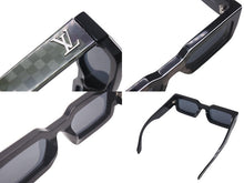画像をギャラリービューアに読み込む, 極美品 LOUIS VUITTON ルイヴィトン サングラス アイウェア Z2395E サイズ54□22 ブラック グリーン 中古 4c071788