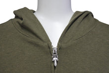 画像をギャラリービューアに読み込む, 極美品 CHROME HEARTS クロムハーツ ジップアップフーディー サイズS セメタリークロス ホースシュー ダガージップ カーキ 中古 4c071791