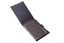 Load image into Gallery viewer, GUCCI グッチ メモパッド 手帳 手帳カバー 04317.2778 クロコ レザー ブラック ペン メモ帳 美品 中古 4c071796