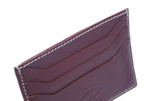 Load image into Gallery viewer, TOD`S トッズ カードケース パスケース 名刺入れ レザー 革 ボルドー ワインレッド 美品 中古 4c071797