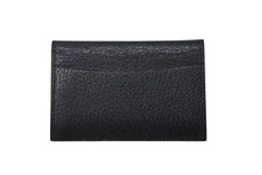 J.M.WESTON J.M. Weston Card Case, Business Card Holder, Pass Case, Leather, Black, Excellent Condition, Used, 4c071798