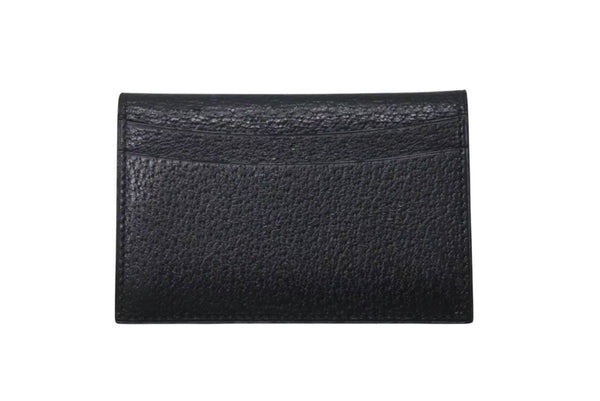 J.M.WESTON J.M. Weston Card Case, Business Card Holder, Pass Case, Leather, Black, Excellent Condition, Used, 4c071798