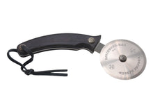 Load image into Gallery viewer, 極美品 CHROME HEARTS クロムハーツ PIZZA CUTTER カトラリー ピザカッター ホースシュー CHプラス エボニーウッド ブラウン 中古 4c071814