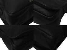 画像をギャラリービューアに読み込む, 極美品 CHROME HEARTS クロムハーツ メッセンジャーバッグ BAG-MAIL BS FLR BSフレア ブラック シルバー ブラック レザー 中古 4c071818