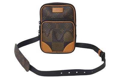 LOUIS VUITTON ルイヴィトン NIGO ダミエジャイアント アマゾン スリングバッグ N40379 2020年 ショルダーバッグ ロゴ 鞄 美品 中古 4c071823