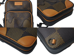 LOUIS VUITTON ルイヴィトン NIGO ダミエジャイアント アマゾン スリングバッグ N40379 2020年 ショルダーバッグ ロゴ 鞄 美品 中古 4c071823