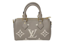 Load image into Gallery viewer, 新品未使用 LOUIS VUITTON ルイヴィトン ナノ スピーディ ハンドバッグ M82890 モノグラム アンプラント ベージュ系 中古 4c071825