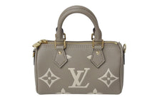 画像をギャラリービューアに読み込む, 新品未使用 LOUIS VUITTON ルイヴィトン ナノ スピーディ ハンドバッグ M82890 モノグラム アンプラント ベージュ系 中古 4c071825