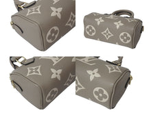 Load image into Gallery viewer, 新品未使用 LOUIS VUITTON ルイヴィトン ナノ スピーディ ハンドバッグ M82890 モノグラム アンプラント ベージュ系 中古 4c071825