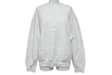 Load image into Gallery viewer, CHANEL シャネル スウェット ココマーク クルーズライン 20C ホワイト CCロゴアップリケ BIGスウェット コットン サイズXL 美品 中古 4c071826