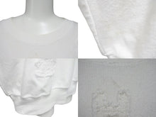 Load image into Gallery viewer, CHANEL シャネル スウェット ココマーク クルーズライン 20C ホワイト CCロゴアップリケ BIGスウェット コットン サイズXL 美品 中古 4c071826