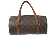 Load image into Gallery viewer, LOUIS VUITTON ルイヴィトン パピヨン26 ハンドバッグ M51386 モノグラム ブラウン ゴールド金具 美品 中古 4c071828