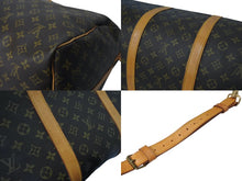 Load image into Gallery viewer, LOUIS VUITTON ルイヴィトン キーポルバンドリエール60 ボストンバッグ M41412 モノグラム PVC ヌメ革 ブラウン 良品 中古 4c071632