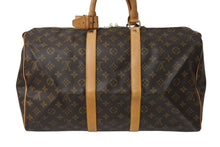 Load image into Gallery viewer, LOUIS VUITTON ルイヴィトン モノグラム キーポル45 ボストンバッグ M41428 ブラウン ゴールド金具 美品 中古 4c071834