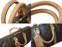 Load image into Gallery viewer, LOUIS VUITTON ルイヴィトン モノグラム キーポル45 ボストンバッグ M41428 ブラウン ゴールド金具 美品 中古 4c071834