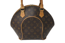 Load image into Gallery viewer, LOUISVUITTON ルイヴィトン エリプスPM ハンドバッグ モノグラム M51127 PVC ヌメ革 ブラウン ゴールド金具 美品 中古 4c071835