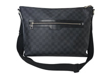 Load image into Gallery viewer, LOUISVUITTON ルイヴィトン ミックMM ショルダーバッグ ダミエ グラフィット N41106 PVCコーテングキャンバス ブラック 美品 中古 4c071853