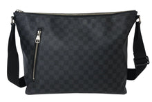 Load image into Gallery viewer, LOUISVUITTON ルイヴィトン ミックMM ショルダーバッグ ダミエ グラフィット N41106 PVCコーテングキャンバス ブラック 美品 中古 4c071853