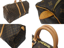 Load image into Gallery viewer, 極美品 LOUIS VUITTON ルイヴィトン キーポル55 ボストンバッグ M41414 モノグラム ブラウン ゴールド金具 中古 4c071857