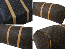 Load image into Gallery viewer, 極美品 LOUIS VUITTON ルイヴィトン キーポル55 ボストンバッグ M41414 モノグラム ブラウン ゴールド金具 中古 4c071857