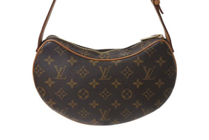 LOUIS VUITTON ルイヴィトン ハンドバッグ クロワッサンPM M51510 モノグラムキャンバス ブラウン 美品 中古 4c071862