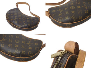 LOUIS VUITTON ルイヴィトン ハンドバッグ クロワッサンPM M51510 モノグラムキャンバス ブラウン 美品 中古 4c071862