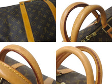 Load image into Gallery viewer, LOUIS VUITTON ルイヴィトン キーポルバンドリエール55 ボストンバッグ M41414 モノグラム PVC レザー ブラウン 美品 中古 4c071864